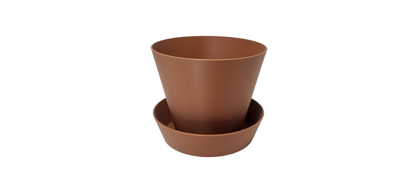Petit Pot de fleur avec soucoupe