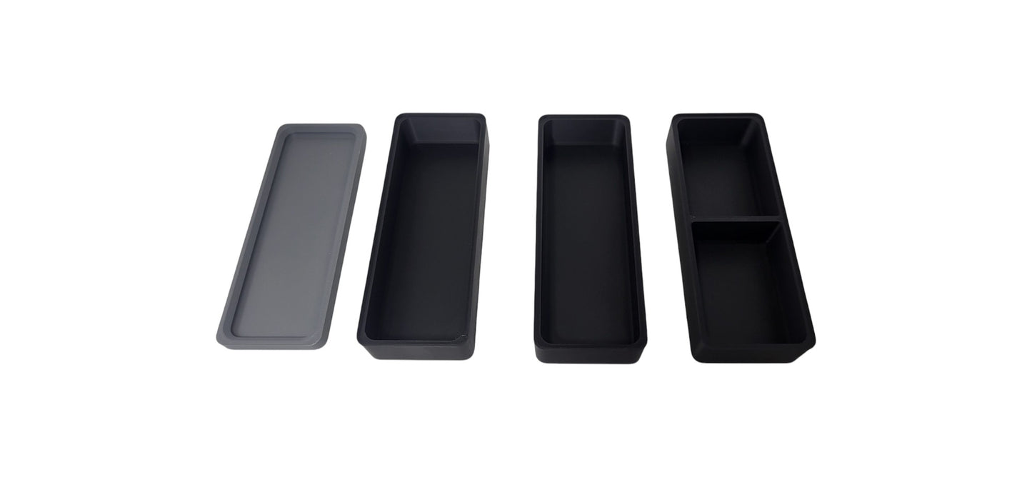 Boîte de rangement empilable avec une influence japonaise