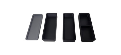 Boîte de rangement empilable avec une influence japonaise